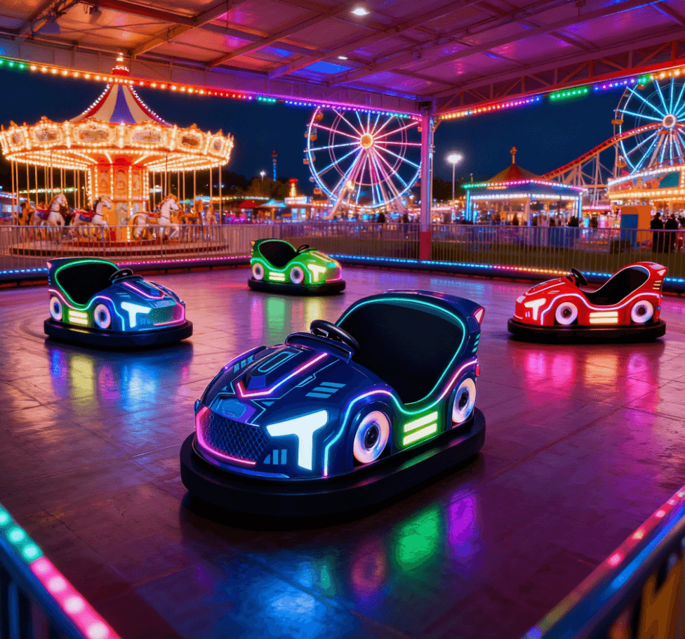 Battery powered bumper car