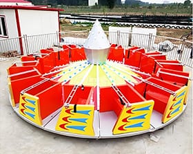 Flying Turntable thumbnail - closeup of seating and safety harnesses