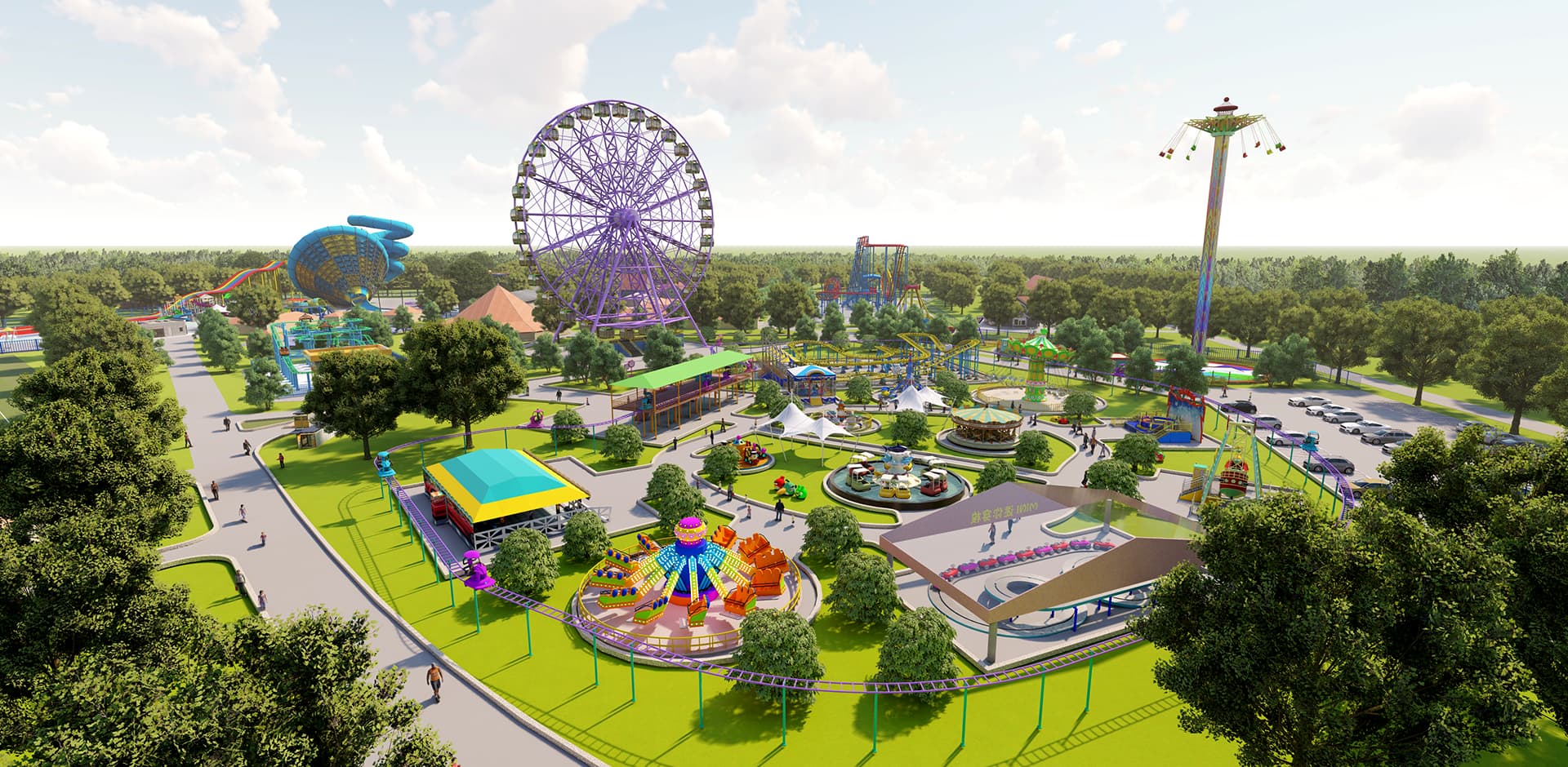 JHRIDES amusement park project