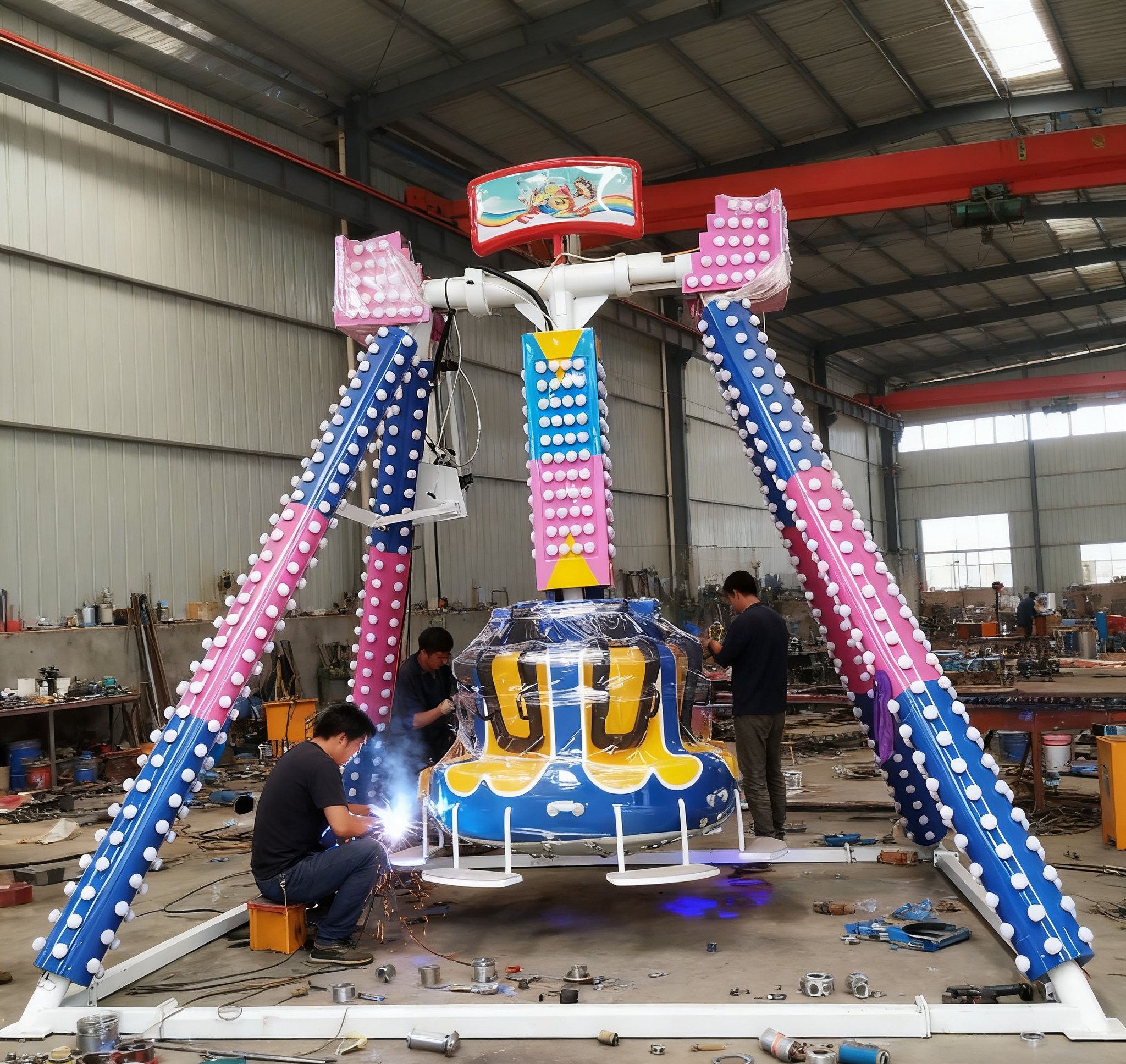 Modern production workshop