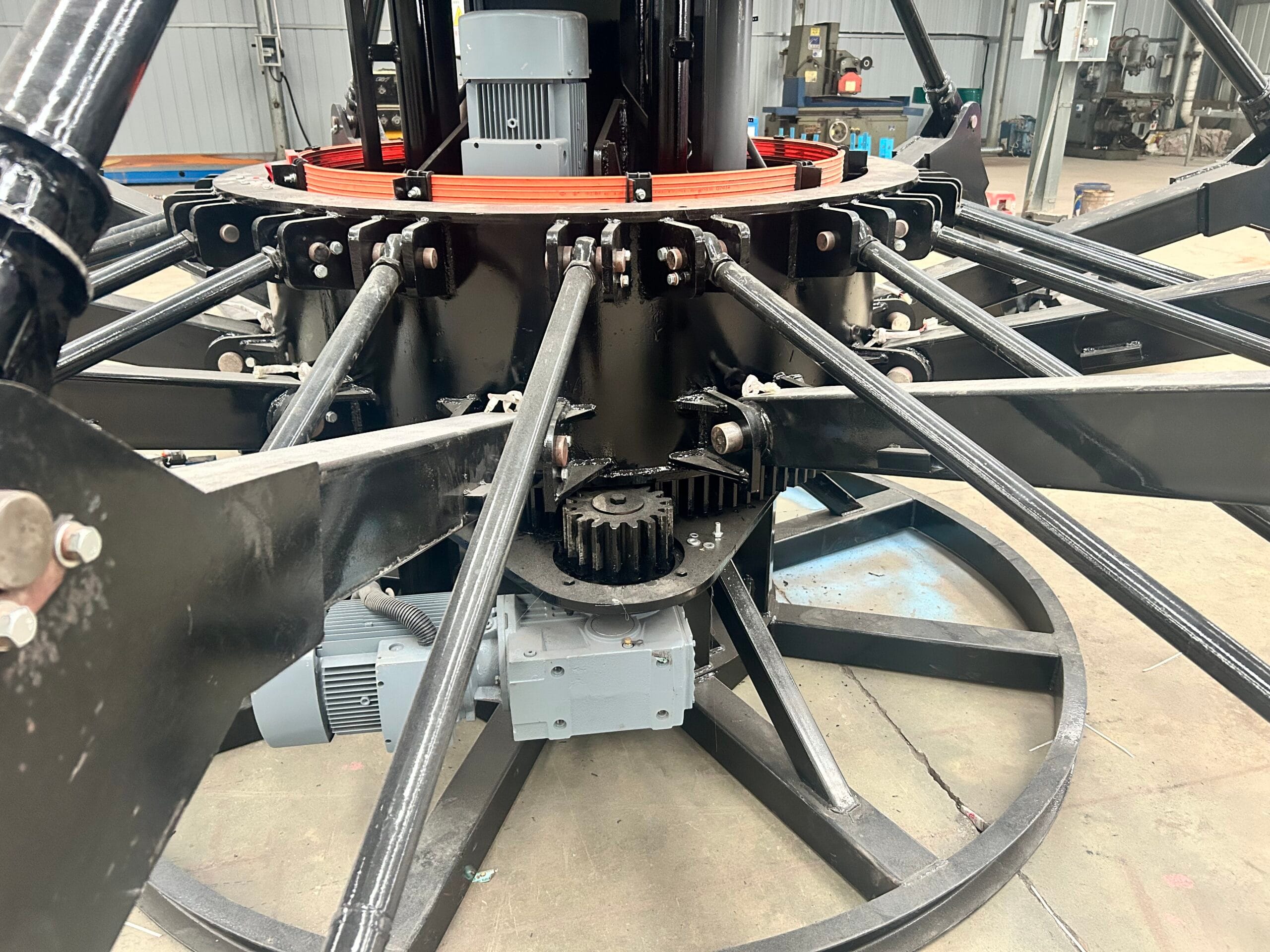 Space Ranger Ride welding process with precision equipment