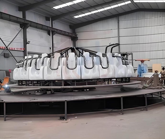 Flying Turntable fabrication and welding process