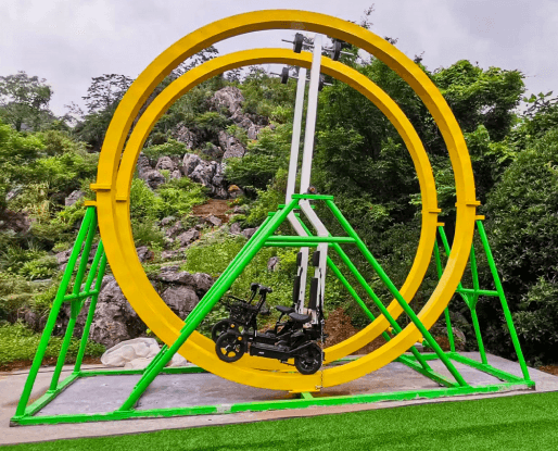 360-degree Bicycle - A bicycle that can rotate 360 degrees