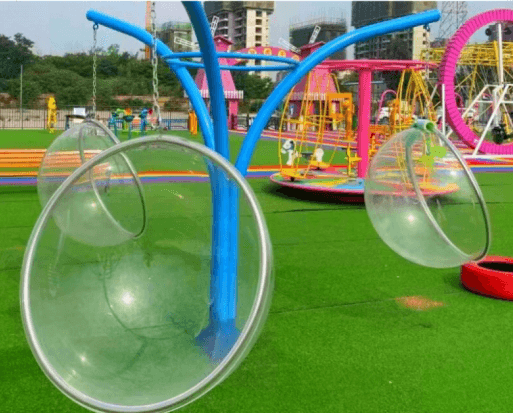 Bubble Swing - A spherical bubble-shaped swing