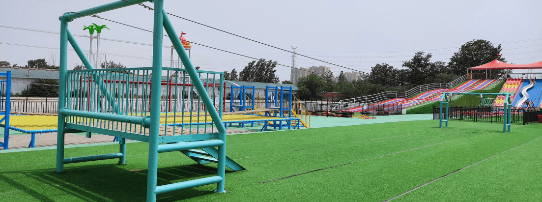 Double Zip Line - A zip line for two people to ride simultaneously