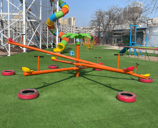 Six-person Seesaw - A large seesaw designed for multiple children