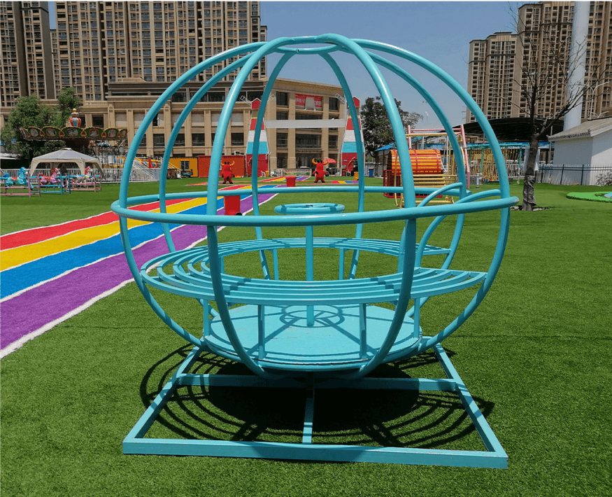 Space Ball - A spherical play structure for climbing and exploration