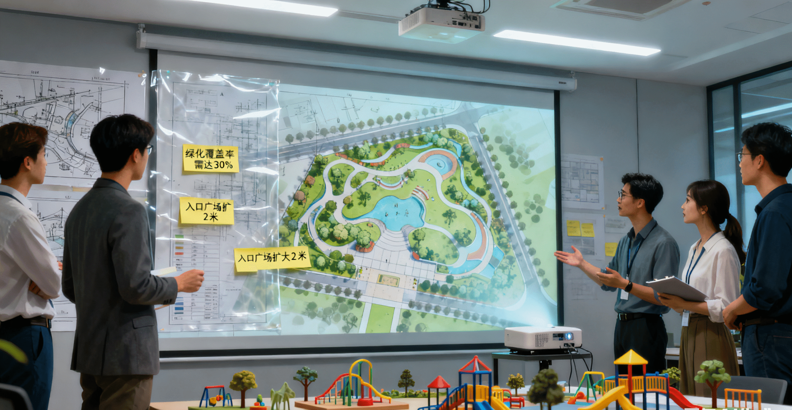 Park design layout